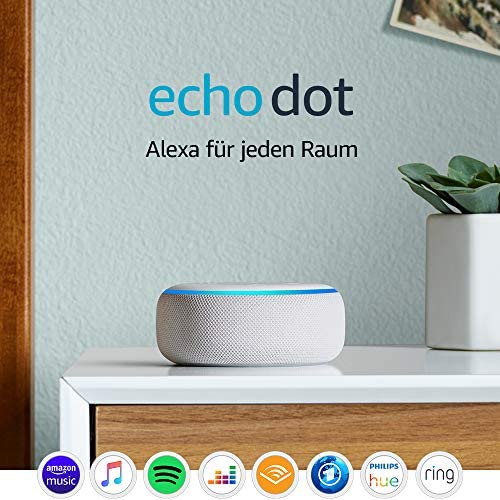 Echo Dot 3 Gen Zertifiziert und generalueberholt Intelligenter Lautsprecher mit