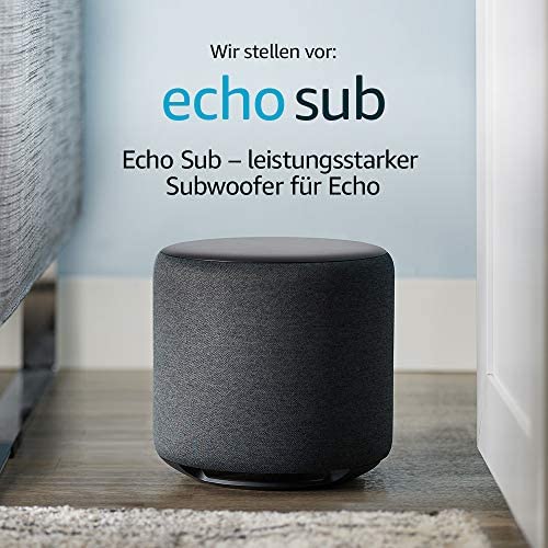 Echo Sub – leistungsstarker Subwoofer fuer Echo – erfordert ein