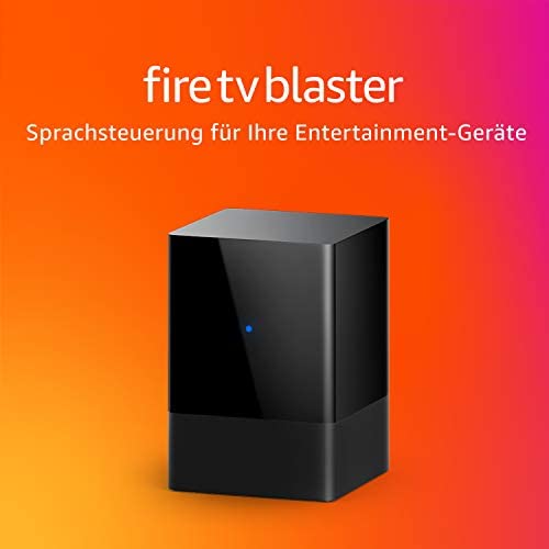 Fire TV Blaster│Alexa Sprachsteuerung AnAus und Lautstaerke fuer Home Entertainment Geraete kompatibles Fire TV und Echo Geraet