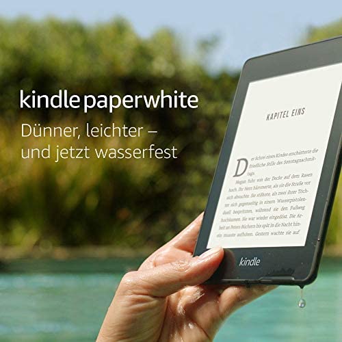 Kindle Paperwhite wasserfest 6 Zoll 15 cm grosses hochaufloesendes Display 8 GB –
