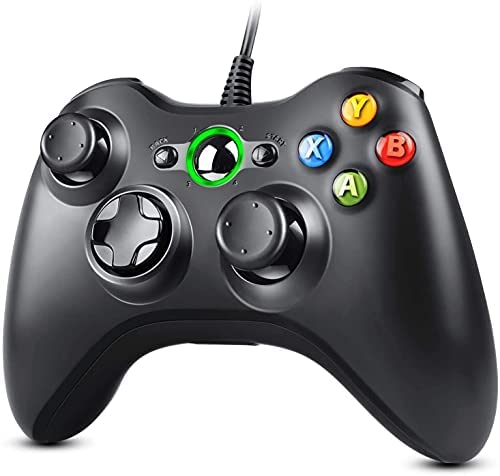 Zexrow Controller für Xbox 360, Gamepad Joystick mit Kabel, USB Controller für Microsoft Xbox 360 PC Windows 7/8/10 / XP