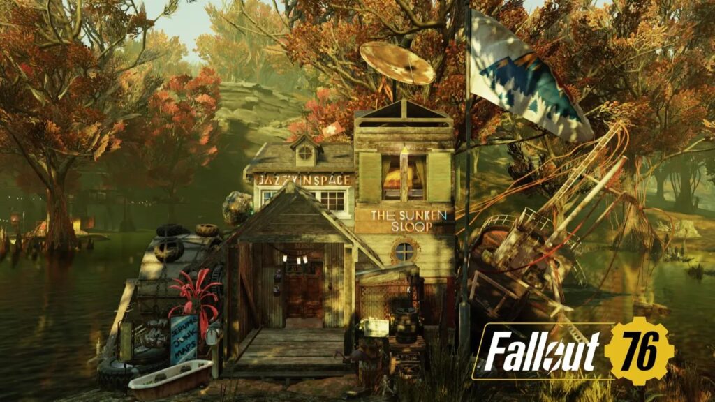 Fallout 76 CAMP-Tour: Die versunkene Schaluppe (Link in Bio/meine Geschichte) Das ist nicht ...