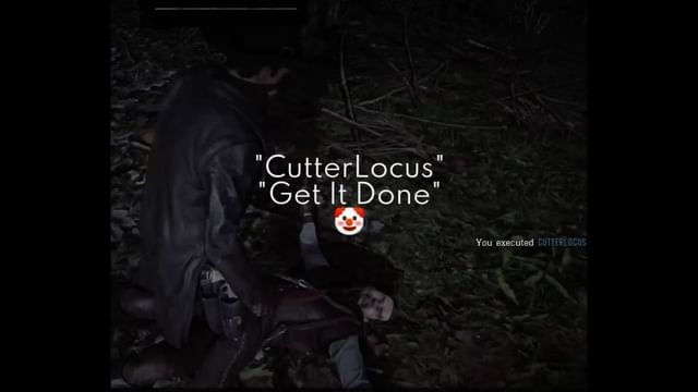Ich denke, irgendetwas in seinem vergangenen Video zeigt, wie ich Cutterlocus ermordete.  #red...