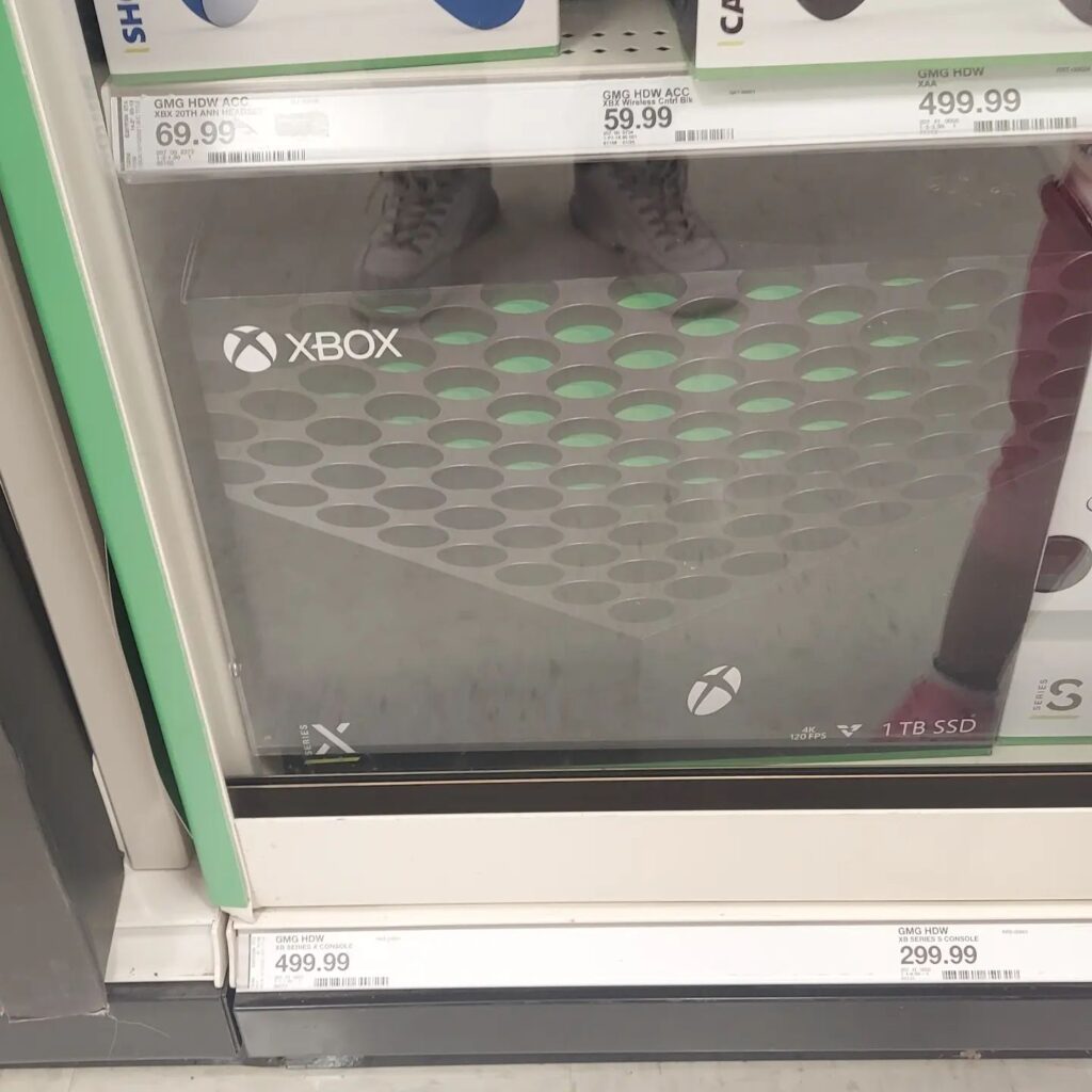 In freier Wildbahn eine Xbox Series X gefunden xbox