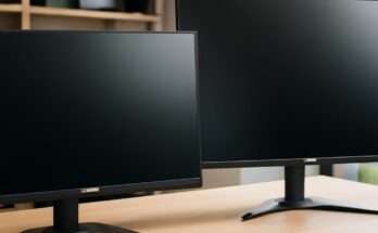 Zwei KTC-Gaming-Monitore in 27 und 32 Zoll mit IPS-Panel, 144 Hz, AMD FreeSync und schnellem 1–4 ms Reaktionszeit, die ein gutes Preis-Leistungs-Verhältnis im Mittelklasse-Gamingmarkt bieten.