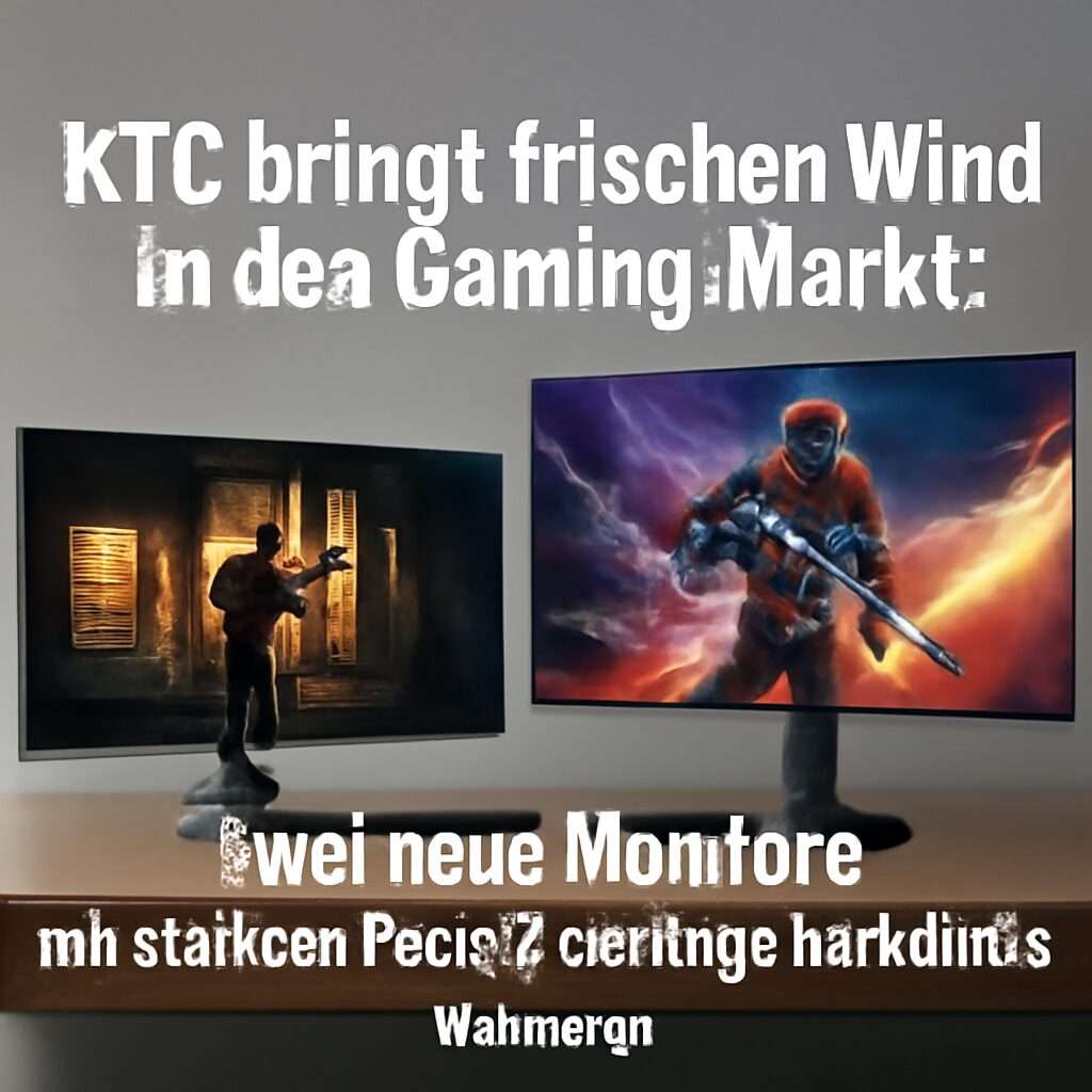 Zwei KTC-Gaming-Monitore in 27 und 32 Zoll mit IPS-Panel, 144 Hz, AMD FreeSync und schnellem 1–4 ms Reaktionszeit, die ein gutes Preis-Leistungs-Verhältnis im Mittelklasse-Gamingmarkt bieten.