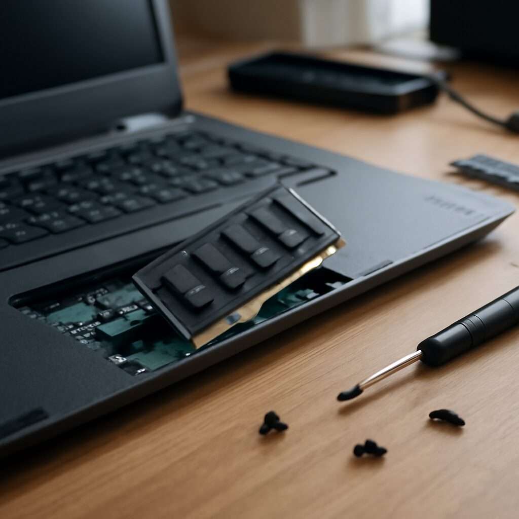 Laptop-Bildschirm zeigt Windows 11 Setup, Nutzer kann Kontozwang nicht umgehen