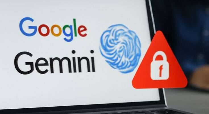 Laptopbildschirm zeigt Codezeilen vor dunklem Hintergrund im Büro