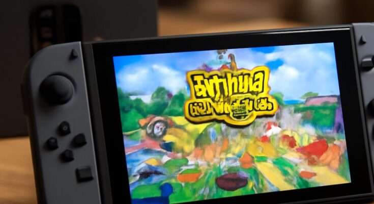 Beitragsbild mit Logo von „Animal Crossing: New Horizons“ und einer Nintendo Switch 2 Konsole vor hellem Hintergrund, symbolisiert die bestätigte Veröffentlichung des Spiels für die neue Nintendo-Hardware.