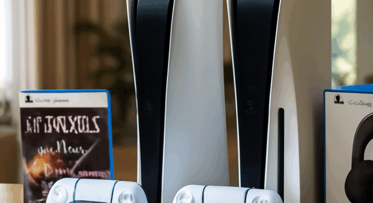 Beitragsbild zum Black Friday 2025 PlayStation Sale mit PS5- und PS5 Pro-Konsolen, die vor erwarteten Rabatten und Angeboten präsentiert werden.