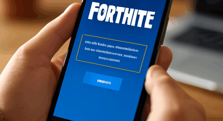Symbolbild zu Fortnite-Serverproblemen: Der Fortnite-Schriftzug vor dunklem Hintergrund mit Warnsymbol, dazu ein Hinweis auf Login-Fehler und nicht erreichbare Online-Server.