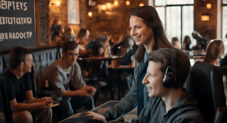 Beitragsbild mit Spielern bei einem E-Sport-Turnier in einer Schweizer Gaming-Bar, Oktober 2025, mit moderner Ausstattung und lebendiger Atmosphäre.