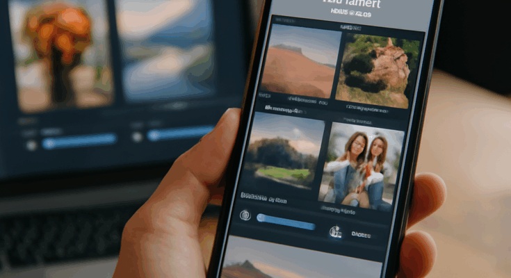 Screenshot der Google Gemini-App mit der neuen Mehrbild-Steuerung zur parallelen Steuerung mehrerer Bildquellen für KI-generierte Videos.