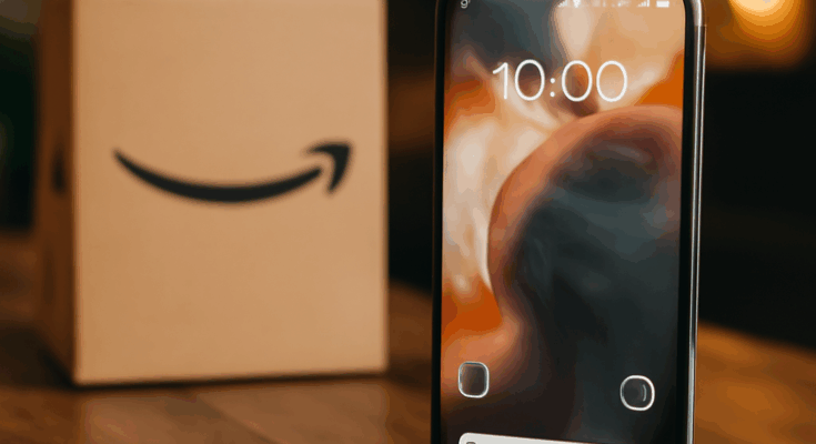 Google Pixel 10 Pro XL Smartphone in modernem Design mit großem Display, hervorgehoben als Black Friday Angebot bei Amazon, ideal für Foto- und Technikfans.