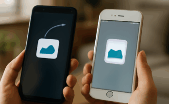 Smartphones mit Android- und iOS-Betriebssystem verbinden sich kabellos zur schnellen und sicheren Dateiübertragung dank Googles neuer Funktion.