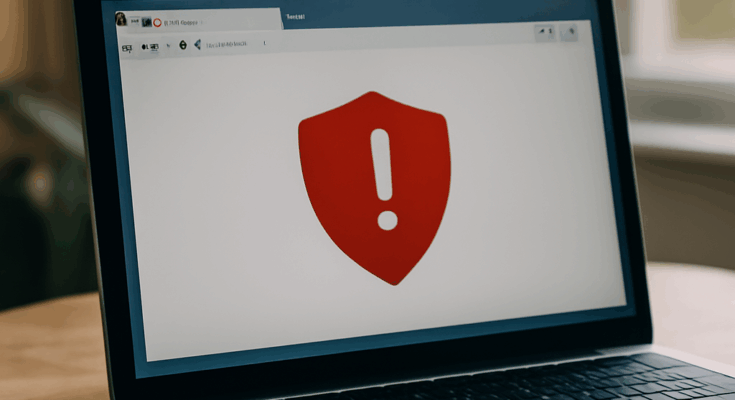 Google Chrome Browser mit Hinweis auf kritisches Sicherheitsupdate zur Schließung einer schwerwiegenden Sicherheitslücke.