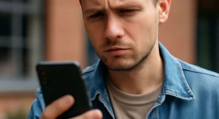 Smartphone mit Empfangsbalken, die von Mobilfunkanbietern auf Android-Geräten manipuliert werden können, zeigt die potenzielle Diskrepanz zwischen tatsächlicher Netzqualität und Anzeige.