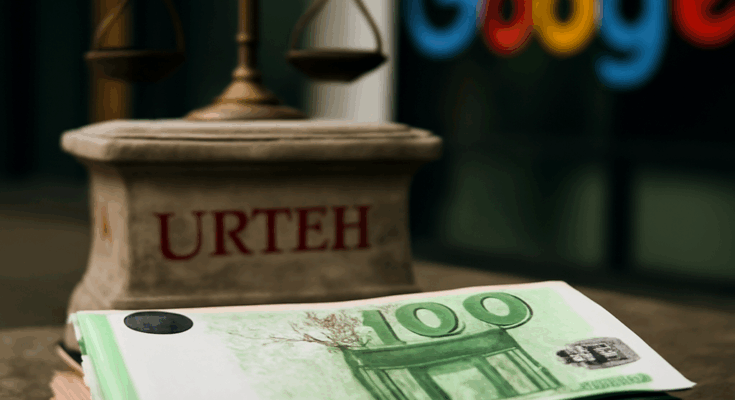 Landgericht Berlin bestätigt 465-Millionen-Euro-Strafe gegen Google wegen Kartellrechtsverstößen und unfairem Wettbewerb im digitalen Markt.