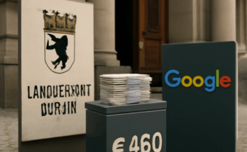 Landgericht Berlin bestätigt 465-Millionen-Euro-Kartellstrafe gegen Google wegen wettbewerbswidriger Praktiken im digitalen Markt.