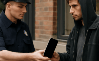 Samsung-Smartphone mit aktiviertem Diebstahlschutz, der gestohlene Geräte unbrauchbar macht und Kriminelle zur Rückgabe bewegt.