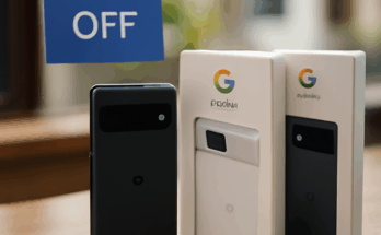 Beitragsbild zeigt Google Pixel 10, Pixel 9a und Pixel 9 Smartphones mit Hinweis auf Black Friday 2023 Rabatte von bis zu 27 Prozent.