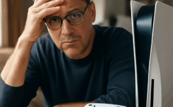 PlayStation 6-Controller und Konsole in Nahaufnahme vor dunklem Hintergrund – Symbolbild zur Warnung eines Experten vor zu frühem Release der nächsten PlayStation-Generation.