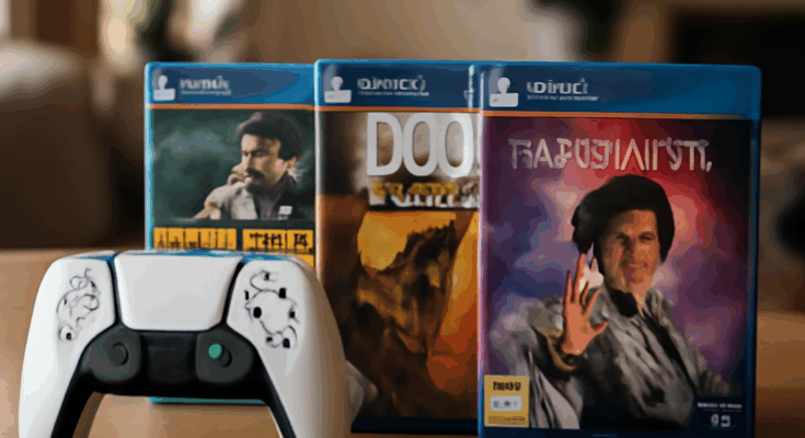 PlayStation Plus November 2025: Übersicht der Premium- und Extra-Spiele mit Returnal, Doom Eternal, Life is Strange: True Colors, Unravel Two und Hollow Knight auf PlayStation-Konsolen.