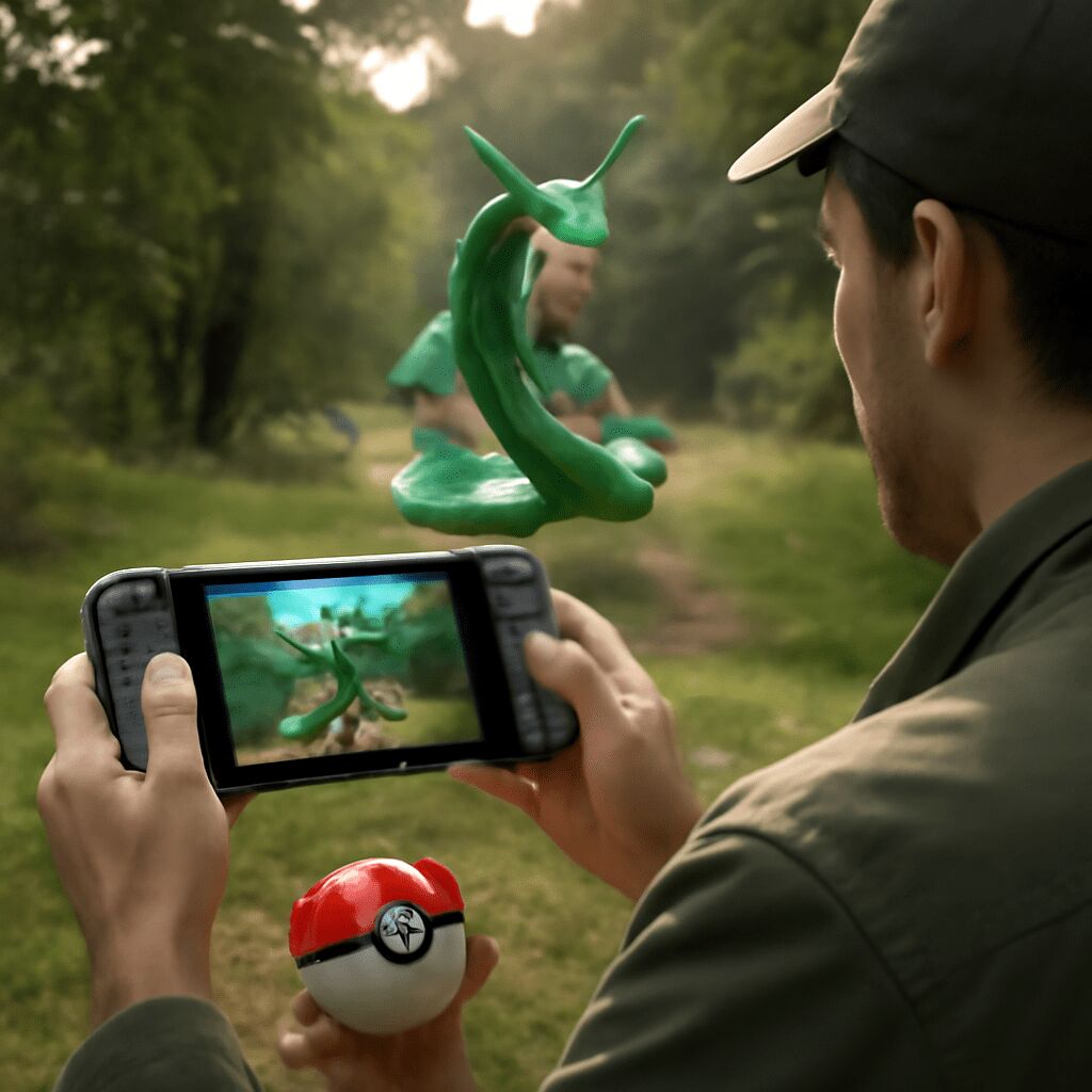 Beitragsbild zu Pokémon Legenden Z-A mit mehreren legendären Pokémon in einer offenen, vielfältigen Landschaft, die das Fangen und Erkunden der seltenen Kreaturen symbolisiert.