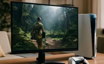 Sony PlayStation Monitor: Moderner 4K-Gaming-Monitor mit HDMI 2.1-Anschlüssen, optimiert für flüssiges Spielen auf PlayStation 5.