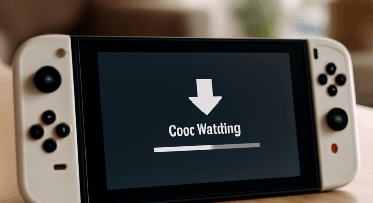 Nintendo Switch 2 zeigt neue Funktion für nahtloses Hintergrundladen und automatische Updates, die Wartezeiten beim Spielen reduziert.