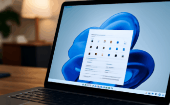 Beitragsbild zu Windows 11 25H2 Update: Symbolische Darstellung von Microsofts behutsamer Update-Strategie für mehr Sicherheit und Stabilität im Betriebssystem ohne radikale Änderungen.