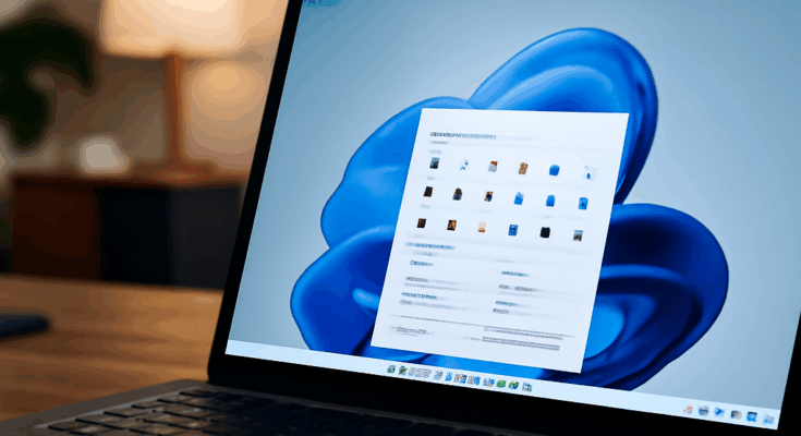 Beitragsbild zu Windows 11 25H2 Update: Symbolische Darstellung von Microsofts behutsamer Update-Strategie für mehr Sicherheit und Stabilität im Betriebssystem ohne radikale Änderungen.