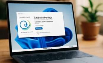 Alt-Text: Screenshot des Windows 11 Desktops mit geöffnetem Update-Fenster für das November-Update 25H2 (KB5068861), das Systemverbesserungen und Sicherheitsupdates anzeigt.