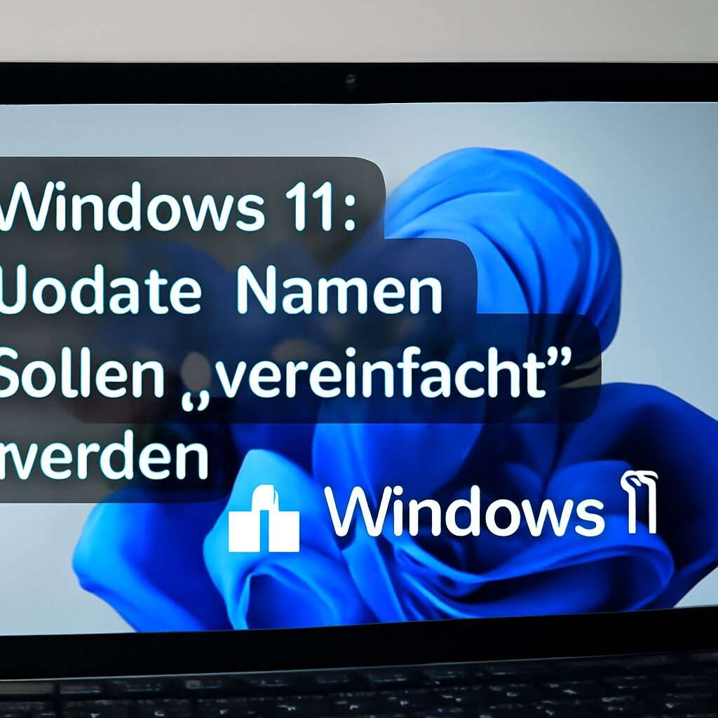 Beitragsbild zu Windows 11 Update-Namen: Microsoft plant, die bisher komplexen Bezeichnungen wie „22H2“ durch einfachere, klarere Namen wie „Windows 11 Update 2025“ zu ersetzen, um Nutzerfreundlichkeit und Transparenz bei Systemaktualisierungen zu verbessern.