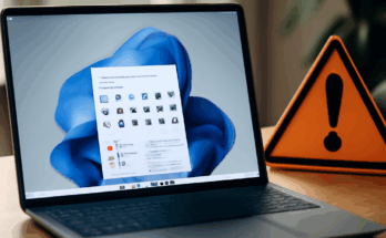 Beitragsbild zu Windows 11 mit integrierter agentic KI, die eigenständig handelt, und Microsofts deutlicher Warnung vor Sicherheitsrisiken.