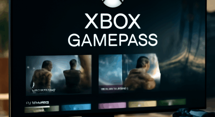 Alt-Text: „Symbolgrafik zu Microsoft DirectSR: stilisierte PC-Gaming-Szene mit Monitor, auf dem ein hochauflösendes Spiel läuft, dazu die Logos von AMD, Intel und Nvidia sowie DirectX-Icon, um die vereinheitlichte Super-Resolution-Schnittstelle unter Windows zu verdeutlichen.“