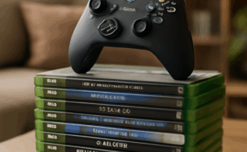 Xbox Game Pass feiert starkes 2. Quartal mit über 40 neuen Spielen und Top-Bewertungen – vielfältige Titel von Blockbustern bis Indie-Perlen auf grünem Xbox-Hintergrund.