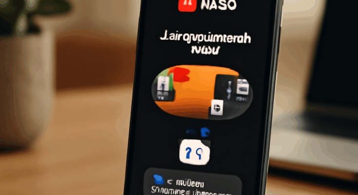 Alt-Text: Smartphone mit geöffneter YouTube-Music-App, die einen bunten Jahresrückblick 2025 mit Statistiken zu Top-Songs, Künstlern und Genres zeigt; daneben ein Chatfenster mit KI-Chatbot, der den persönlichen Musik-Jahresrückblick erklärt.