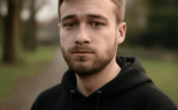 Alt-Text: Porträtfoto des jungen YouTubers Jan Zimmermann, bekannt vom Kanal „Gewitter im Kopf“, nachdenklich in die Kamera blickend; dazu eine schlichte Trauer-Gestaltung mit dunklem Hintergrund und der Einblendung „YouTube-Star Jan Zimmermann (25) ist tot“.