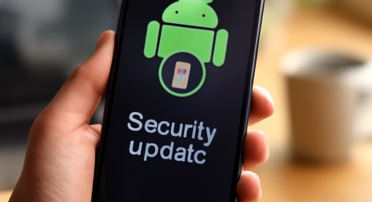 Symbolbild eines Android-Smartphones mit Sicherheits-Schild/Schloss, das auf ein wichtiges Android-Sicherheitsupdate im November 2025 hinweist, das kritische Sicherheitslücken schließt.