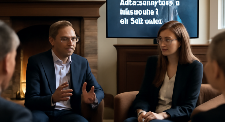 Symbolbild zum digitalen Kaminabend in Potsdam: abstrakte Darstellung vernetzter Krankenhäuser und medizinischer Geräte in Europa, im Vordergrund Symbole für Cyberangriffe und IT-Sicherheit wie Schloss, Warnsymbol und Code, Fokus auf Schutz sensibler Gesundheitsdaten und kritischer Infrastrukturen im Gesundheitswesen.