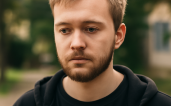 Schlichtes Porträtfoto von Jan Zimmermann, dem 27-jährigen YouTuber hinter „Gewitter im Kopf“, der offen über sein Leben mit Tourette-Syndrom sprach und dessen überraschender Tod große Trauer in der Online-Community ausgelöst hat.