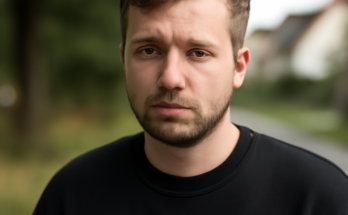 Schwarz-weiß-Foto von YouTuber Jan Zimmermann („Gewitter im Kopf“), der nachdenklich in die Kamera blickt; daneben Texthinweis auf seinen Tod im Alter von 24 Jahren und seine Rolle als bekannter Aufklärer über das Tourette-Syndrom.