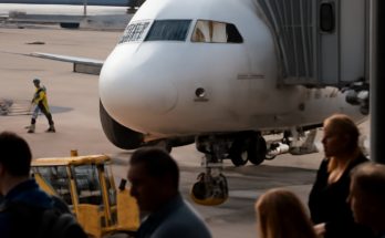 Alt-Text: „Passagiere warten mit Koffern in einer vollen Flughafen-Abflughalle vor Anzeigetafeln mit zahlreichen verspäteten und gestrichenen Flügen, Symbolbild für Flugausfälle und Verspätungen durch ein Software-Problem bei Airbus-Maschinen.“
