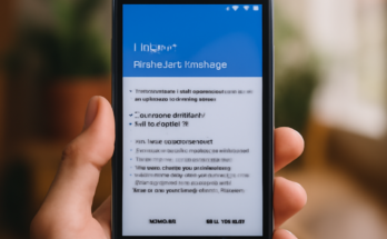 Smartphone-Mockup eines Motorola Moto G5 mit eingeblendetem Hinweis auf ein Android-Sicherheitsupdate vom Februar 2019, Fokus auf verspätetem Sicherheits-Patch ohne neue Funktionen.
