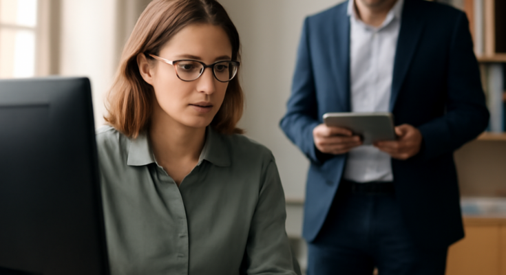 Alt-Text: „Kreisverwaltung nach IT-Störung wieder arbeitsfähig: Systeme wiederhergestellt, zentrale Verwaltungsabläufe laufen, vereinzelt noch Verzögerungen möglich.“