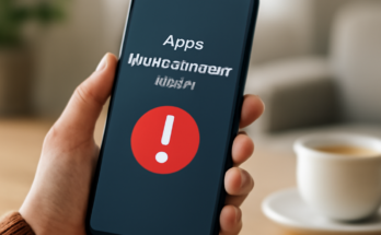 Android-Smartphone mit Fehlermeldung: Nach Google-Update starten Apps nicht mehr oder stürzen ab, Ursache vermutlich Android System WebView/Chrome-Komponenten.