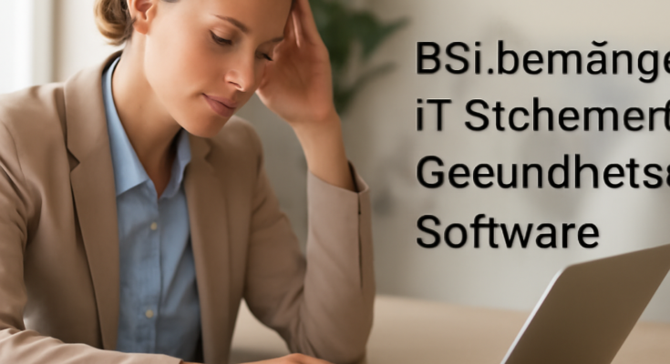 Alt-Text: „Symbolbild IT-Sicherheit im Gesundheitswesen: Klinik-Software und vernetzte Medizintechnik, Warnhinweis zu Schwachstellen sowie Updates und Patch-Management nach BSI-Kritik.“