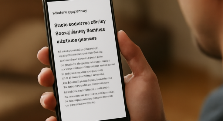 Alt-Text: „Google-Pixel-Smartphone mit eingeblendeter Update-Meldung zum Februar-Update: Sicherheitsupdate und wichtiger Hardware-Fix für mehr Stabilität, Rollout in Wellen.“