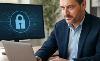 Symbolbild IT-Sicherheit: Unternehmen kalkulieren Einmalaufwand und monatliche Managed-Services-Kosten für Monitoring, Incident Response, Schulungen und Compliance beim Einstieg von Kötter in Cybersecurity.